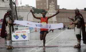 Foto Vincenzo Livieri - LaPresse 22-03-2015 - Roma - Italia Cronaca XXI Maratona di Roma. Nella foto Abebe Degefa Photo Vincenzo Livieri - LaPresse 22-03-2015 - Rome - Italy News XXI Rome Marathon. In the pic Abebe Degefa